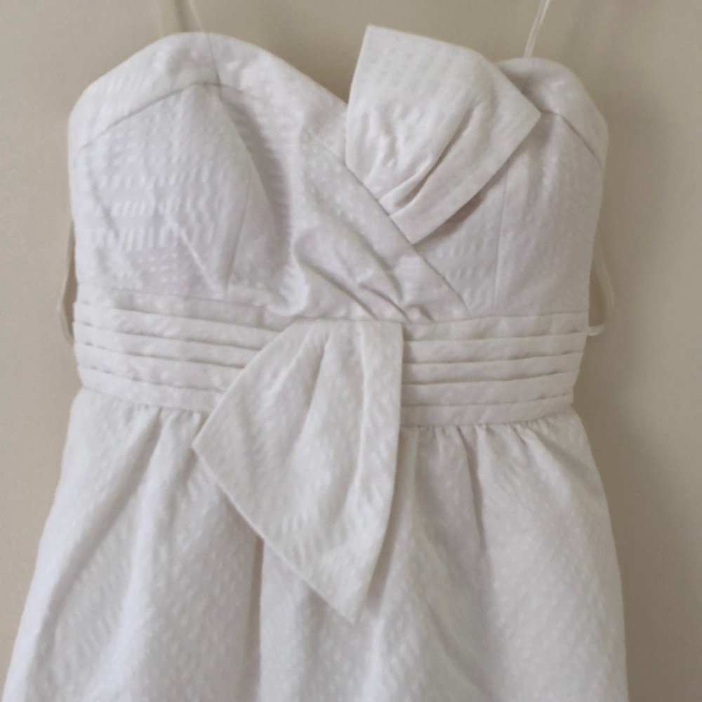 Max And Cleo White Strapless Dress View 2